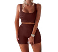 Two Piece Women Clothing Activewear Gym Yoga Sets